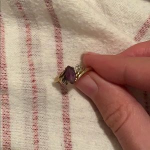 💕Charm Amethyst (genuine) ring